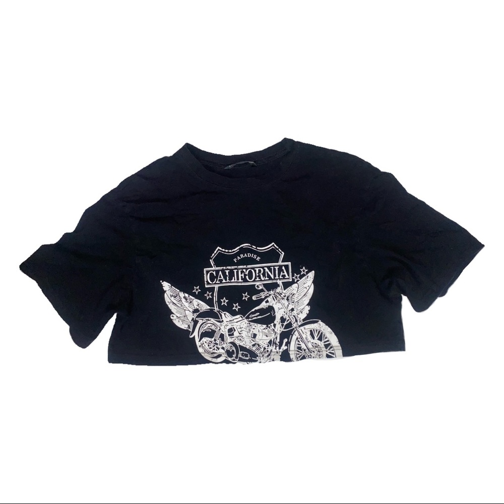SHEIN Motorcycle crop top